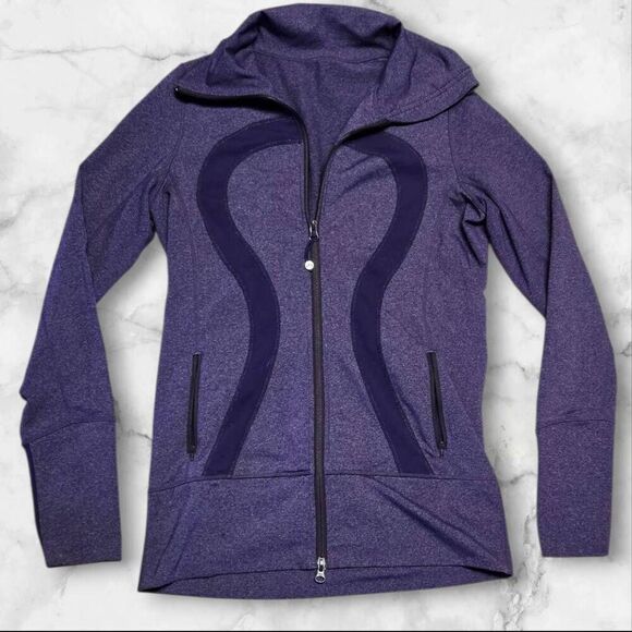 lululemon athletica Tops - Lululemon Size 8 Purple Stride Full Zip